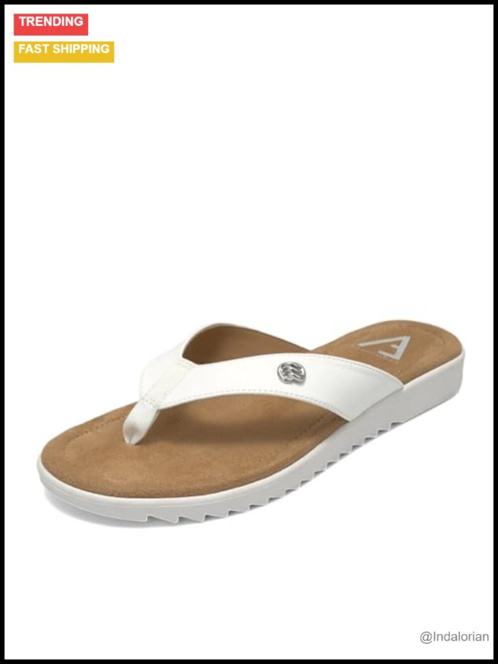 Aerosoles Jordyn Faux Leather Flip-Flop Sandal | Slip-On Comfort